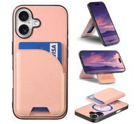 MOJIA Coque pour Samsung Galaxy A36 5G, Étui avec Porte-Cartes Magnétique Détachable, Design Mince avec Fonction Support. Pink