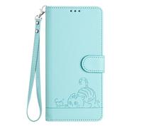 MOJIA Coque pour UMIDIGI G9 5G / G9A / G9C / G9T, Étui Housse Portefeuille en Cuir PU de Qualité Supérieure, Flip Case avec Fonction Antivol RFID. Vert Clair