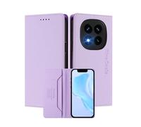 MOJIA Coque pour Xiaomi Redmi Note 14 Pro+ (Plus) 5G, Résistante aux Chutes et aux Rayures, [Fermeture Magnétique] Cuir PU de Haute Qualité Étui Portefeuille Folio. Light Purple