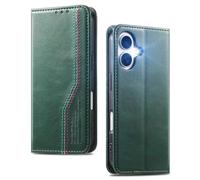 MOJIA Coque pour ZTE Neo 5 Pro/Nubia Neo 5 Pro, [Style d'affaires] Étui Portefeuille à Rabat en Cuir PU Résistant, Protection Complète avec Fonction Support. Green