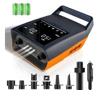 Mojimdo Pompe Électrique Haute Performance pour Sup - 20PSI, Rechargeable avec Éclairage Intégré - Gonflage 30% Plus Rapide, Arrêt Automatique, Double Alimentation 12V DC & Type-C