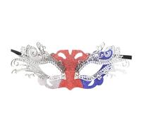 mojingder Masque de mascarade,filigrane noir et filigrane argenté masques de Noël fantaisie,Masque Déguisement,CarnavalD'activités