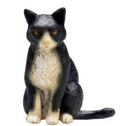 Mojo 387371 Animal Planet chat assis noir et blanc env. 4,5 x 3 x 4 cm, noir