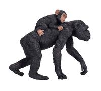 Besttoy Figurine MOJO Animal Planet Chimpancé et son bébé Noir (387264)