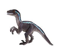MOJO- Animal Planet Velociraptor de Pied, Couleur Gris (381027)