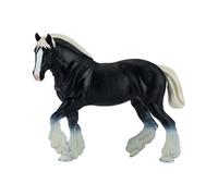 MOJO - Clydesdale Horse Black Hand-Painted Toy Figure Farm & Horses Collecti