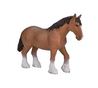 MOJO Clydesdale Horse Brown Farm Animal Model Toy Figure
