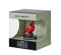 MOJO Collection American Red Cardinal Garden Enthusiast Série 1, figurines peintes à la main, objets de collection, jouets, sculptures détaillées avec code QR pour des faits amusants