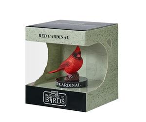 MOJO Collection American Red Cardinal Garden Enthusiast Série 1, figurines peintes à la main, objets de collection, jouets, sculptures détaillées avec code QR pour des faits amusants