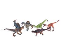 MOJO - Ensemble de jeu de 6 pièces de vie préhistorique dinosaure Figurine pei