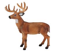 Blanc à Queue Deer Buck Wildlife Jouet Figurine 12.5 CM Hauteur Approx Mojo Fun