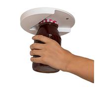 MOJO-HOME Ouvre-bocal facile sous comptoir pour les mains faibles - Ouvrez facilement les bocaux et les couvercles de toutes tailles (blanc)