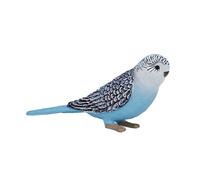 MOJO - Perruche ondulée Bleue | Figurine Peinte à la Main | Collection Animaux Sauvages | Fidèle à la réalité et très détaillée | Conçue au Royaume-Uni