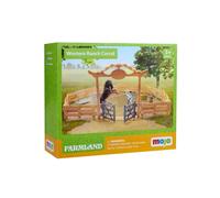 MOJO - Western Ranch Corral Playset with Horse and Cowboy Farm & Horses Collec