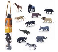Mojo – Set de jeu Mini animaux sauvages – 12 pièces – 380057
