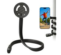 MOJOGEAR Bras flexible avec support magnétique pour smartphone - Bras de trépied flexible avec filetage de 1/4" pour iPhone 15 14 13 12 & Mag Safe - Support de téléphone portable pour des prises de