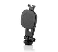 MOJOGEAR PH2 Support magnétique pour smartphone pour trépied - Avec support sabot de flash - Pour microphone et lumière - Adaptateur de trépied de téléphone portable pour vlogging et vidéo