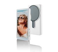 MOJOGEAR VS2 Selfie Vlog Moniteur Compatible avec iPhone et Android - Blanc - Moniteur externe sans fil de 4,02 pouces pour caméra principale, magnétique avec Mag Safe - Télécommande incluse pour le
