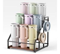 MOJOHAND Organiseur de bouteilles d'eau pour Stanley et d'autres, grande organisation de gobelets, garde-manger, organisateur de cuisine et rangement pour accessoires de tasse, porte-bouteille d'eau