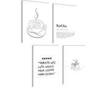 Mojoliving Café Image Murale Pour la Cuisine Poster