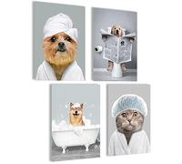 Mojoliving Images et Posters Décoratifs pour Salle de Bain et Toilettes - Décoration Murale