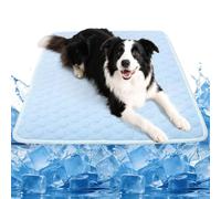 Mojonnie Tapis auto-rafraîchissant pour chiens, lavable et portable, tapis doux non toxique, pas besoin d'eau ou de réfrigération