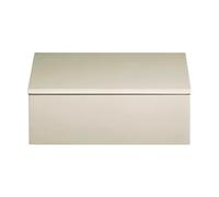 Mojoo Boîte de rangement laquée Lux 19x19x7 cm Latte