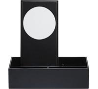 MOJOO LUX MAKE UP BOX Boîte de rangement cosmétique noire avec miroir