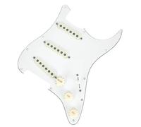 Mojotone Mojotone 67 Q.Coil Hot Br. Pickguard WH