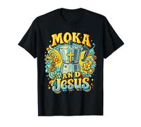 Moka et Jésus - Amoureux du café chrétien drôle T-Shirt