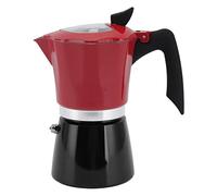Moka Pot 6 Tasses/300 Ml, Cafetière Portable avec Poignée Anti-brûlure, Cafetière Italienne Classique en Aluminium, Ne Convient Pas à L'induction (N ° 6 Pot 300ML)