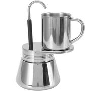 Moka Pot avec Single Spout DIY Tube Coffee Pot Cup Set Outdoor Camping Coffee Maker Appliances Tools