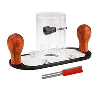 Mokamika 1 ensemble de base de fraisage à bois pour guider les bords - travail du bois, machine de coupe, fraisage, rainures, gravure flip, fraise à tailler, base de machine à découper, alliage