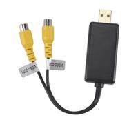 Mokamika Adaptateur de sortie vidéo CVBS USB vers USB, connexion à un appareil d'affichage pour radio Android, multimédia, durable, installation facile (A)