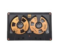 Mokamika Cassette 50 minutes adhésif vide double face Metal Reel Hollow Case DIY cassette audio Reel to Reel