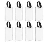 Mokamika Étiquettes de bagage par sublimation, étiquettes de bagage vides, étiquettes de sac à transfert thermique, porte-cartes de visite