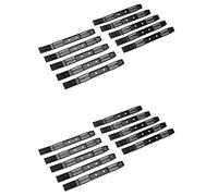 Mokamika Lot de 10 paires de rails de disque dur pour boîtier de disque dur - Rails en plastique pour disque dur de 3,5 à 5,25 pouces