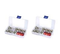 Mokamika Lot de 122 graisseurs M6/M8/M10 - métalliques - Lubrification mécanique