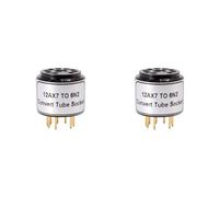 Mokamika Lot de 2 adaptateurs ECC83 12AX7 vers 6N2 6N1 6N6 Convertisseur audio vintage DIY