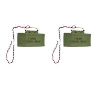 Mokamika Lot de 2 anneaux Cam Claymore Mine - Faux accessoires - Réplique des accessoires - Évite les interruptions - Sonnette de porte - Farces - Sonnette de porte Prankster