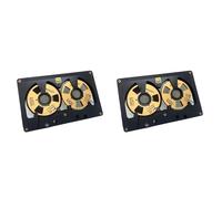 Mokamika Lot de 2 cassettes audio Reel to Reel Cassette 50 minutes - vierge double face - Boîtier creux à monter soi-même