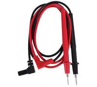 Mokamika Lot de 2 fiches bananes 1000 V - Pointe amovible - Multimètre - Sonde - Câble de mesure - Noir et rouge