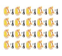 Mokamika Lot de 20 bouchons d'oreilles Bluetooth pour le travail, suppression du bruit, protection auditive, chantiers, lieux bruyants, orange