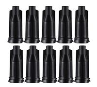 Mokamika Lot de 250 capuchons de pointe Luer-Lock noirs pour aiguilles de dosage, bouchons pour pointe coulissante