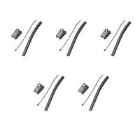 Mokamika Lot de 5 colliers de serrage robustes en nylon pour kiteboard kitesurf kite pompage valve serrage roue à dents Accessoires cerf-volant et pince