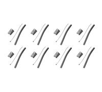 Mokamika Lot de 8 colliers de serrage robustes en nylon pour kiteboard kitesurf kite pompage valve serrage roue de d'accessoires cerf-volant et pince