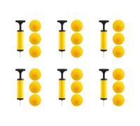 Mokamika Roundnet Lot de 18 mini balles de compétition interchangeables avec pompe