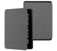 MOKASE Étui pour 6 Pouces Nouveau Amazon Kindle 11e Génération 2022 2024 Libération (Modèle: C2V2L3 RS23CV), Mince Cuir Synthétique Réveil/Sommeil Automatique Couverture avec Dragonne, Gray