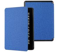 MOKASE Étui pour 7 Pouces Kindle Paperwhite (12e gén. 2024) & Kindle Colorsoft Signature Edition (Modèle: SA569B SA569P), Étui en Cuir Synthétique avec Réveil/Sommeil Auto pour 2024 E-Reader, Blue