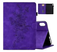 MOKASE Étui pour New iPad 11e génération (2025 A16 11 Pouces) / iPad 10e génération (2022 10,9 Pouces), Housse Mince en Daim avec Support Multiangle, Auto Wake/Sleep Folio Cover & Porte-Stylo, Purple